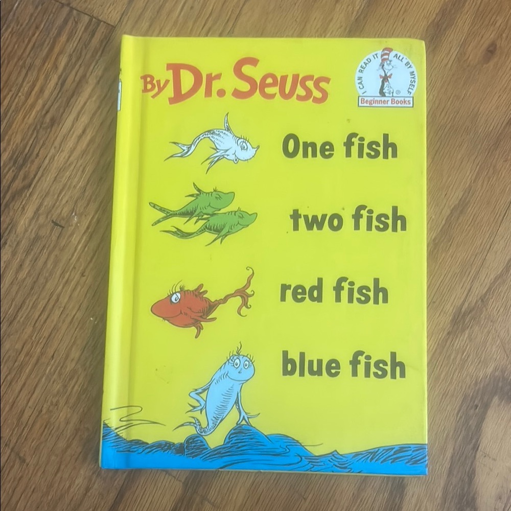 Dr. Seuss Vibrant Fish Adventure Book - Yellow Cover